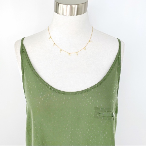 Dangling Crystal Arrowheads Gold-Plated Necklace - Picture 4 of 7